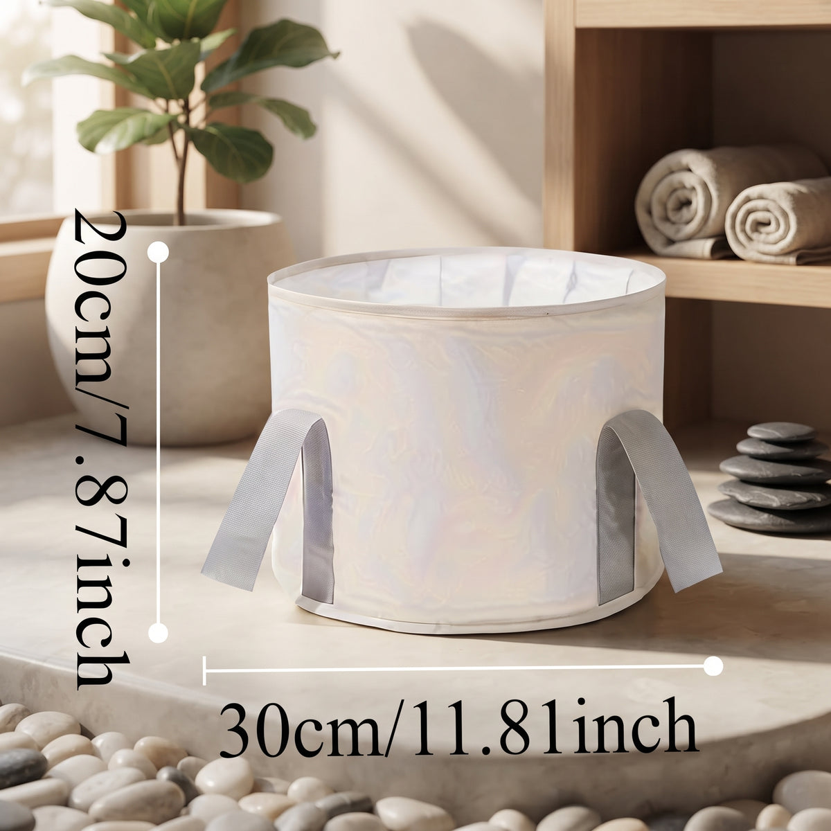 Bain de Pieds Pliable — Rituel Détente