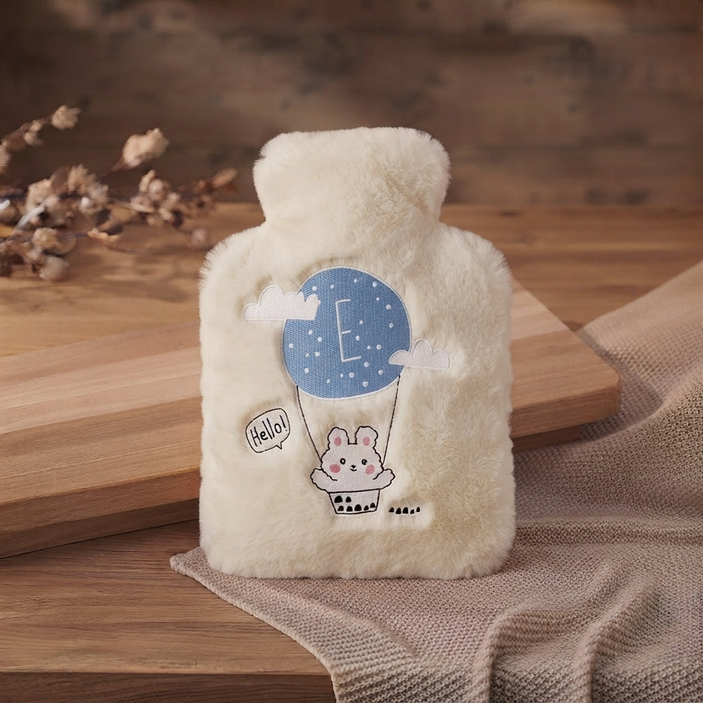 Plush Hot Water Bottle – Cute Cosy Hand & Belly Warmer 250 ml