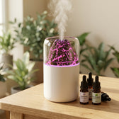 Mini Lava Diffuser – Volcanic Mist Humidifier & Night Light for Car & Home