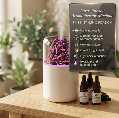 Mini Diffuseur Lave – Brume Volcanique & Veilleuse