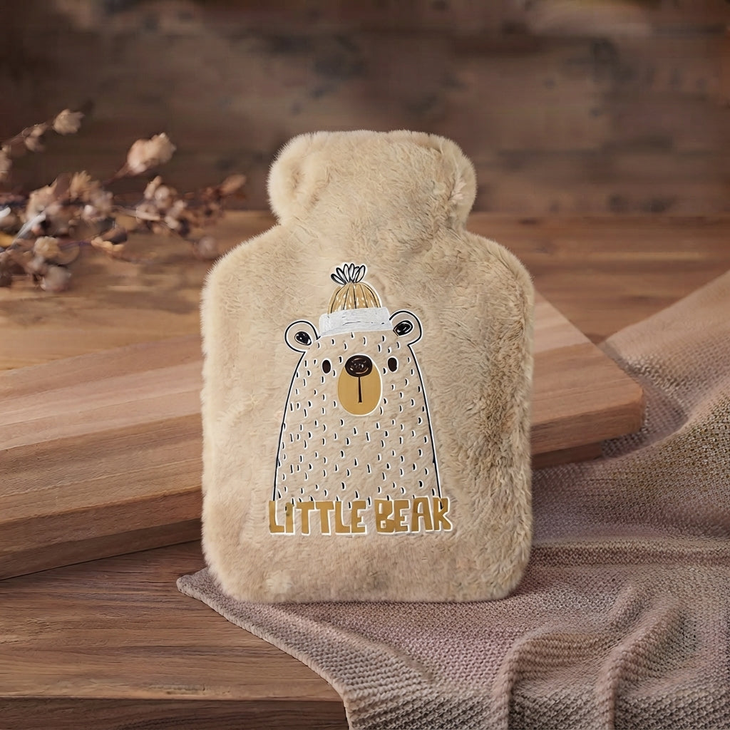 Plush Hot Water Bottle – Cute Cosy Hand & Belly Warmer 250 ml