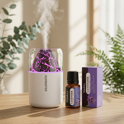 Mini Diffuseur Lave – Brume Volcanique & Veilleuse