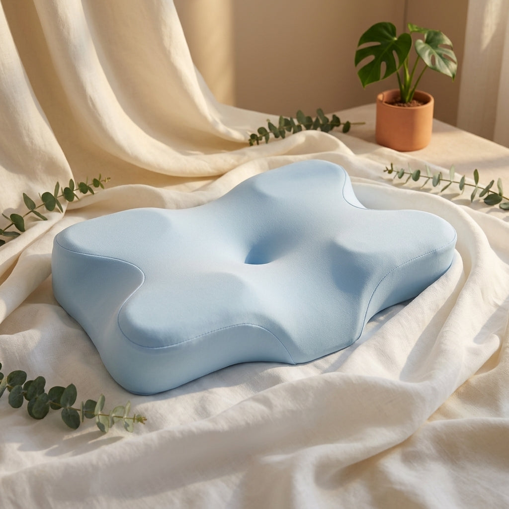 Ergonomic Cervical Pillow – Advanced Neck Support Orthopedic Pillow for Side & Back Sleepers