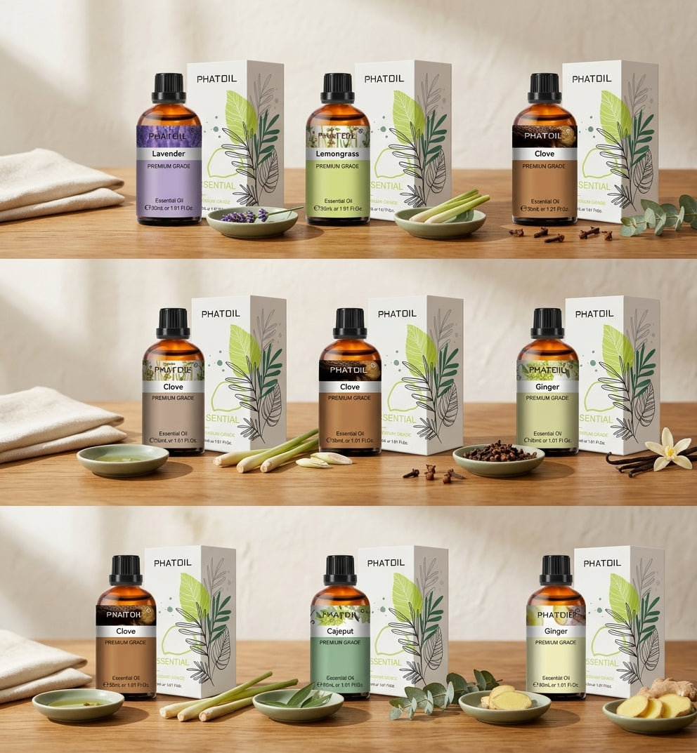 Pure Essential Oil 30ml – Aromatherapy Diffuser Oil with Gift Box