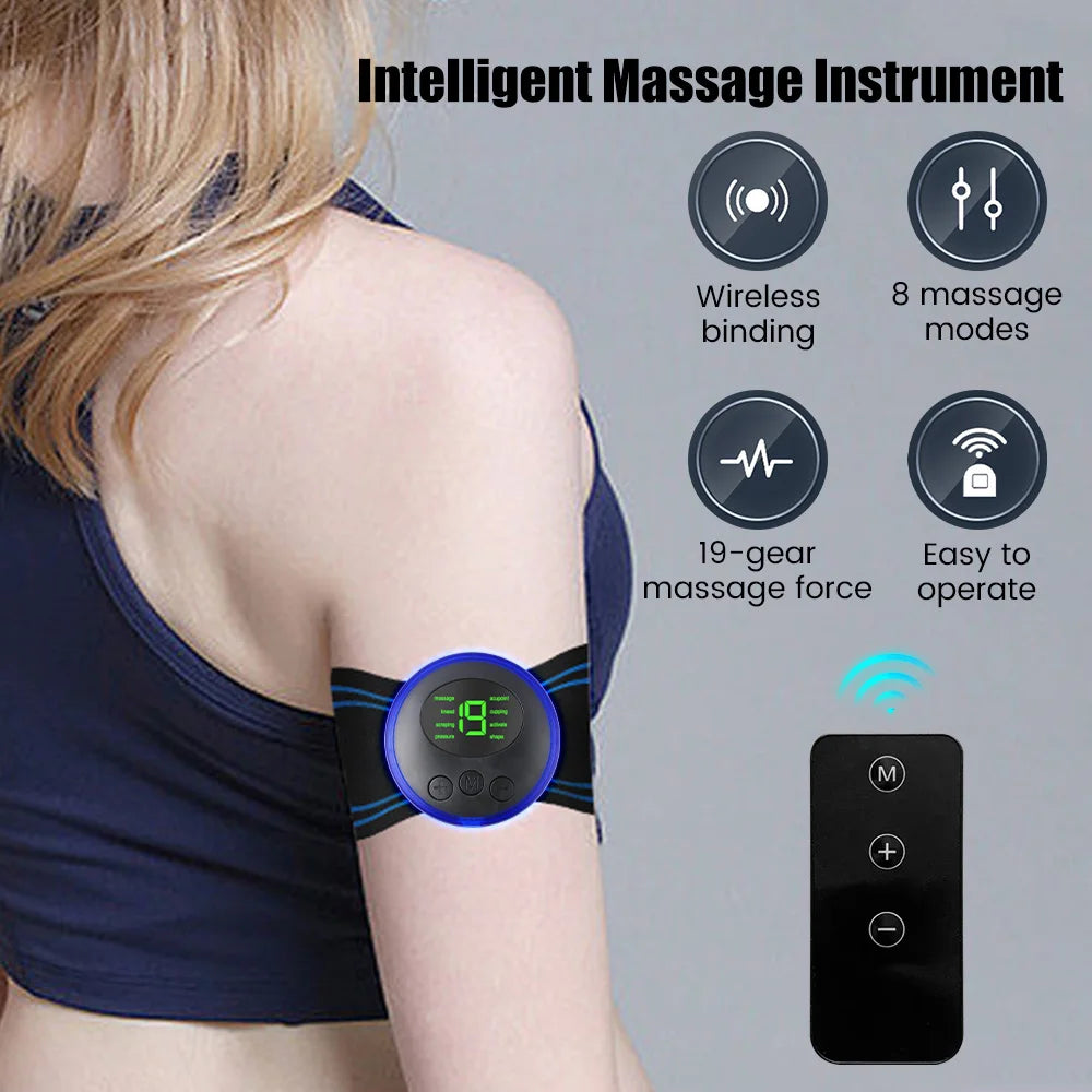 Mini EMS Neck Massager – close-up detail
