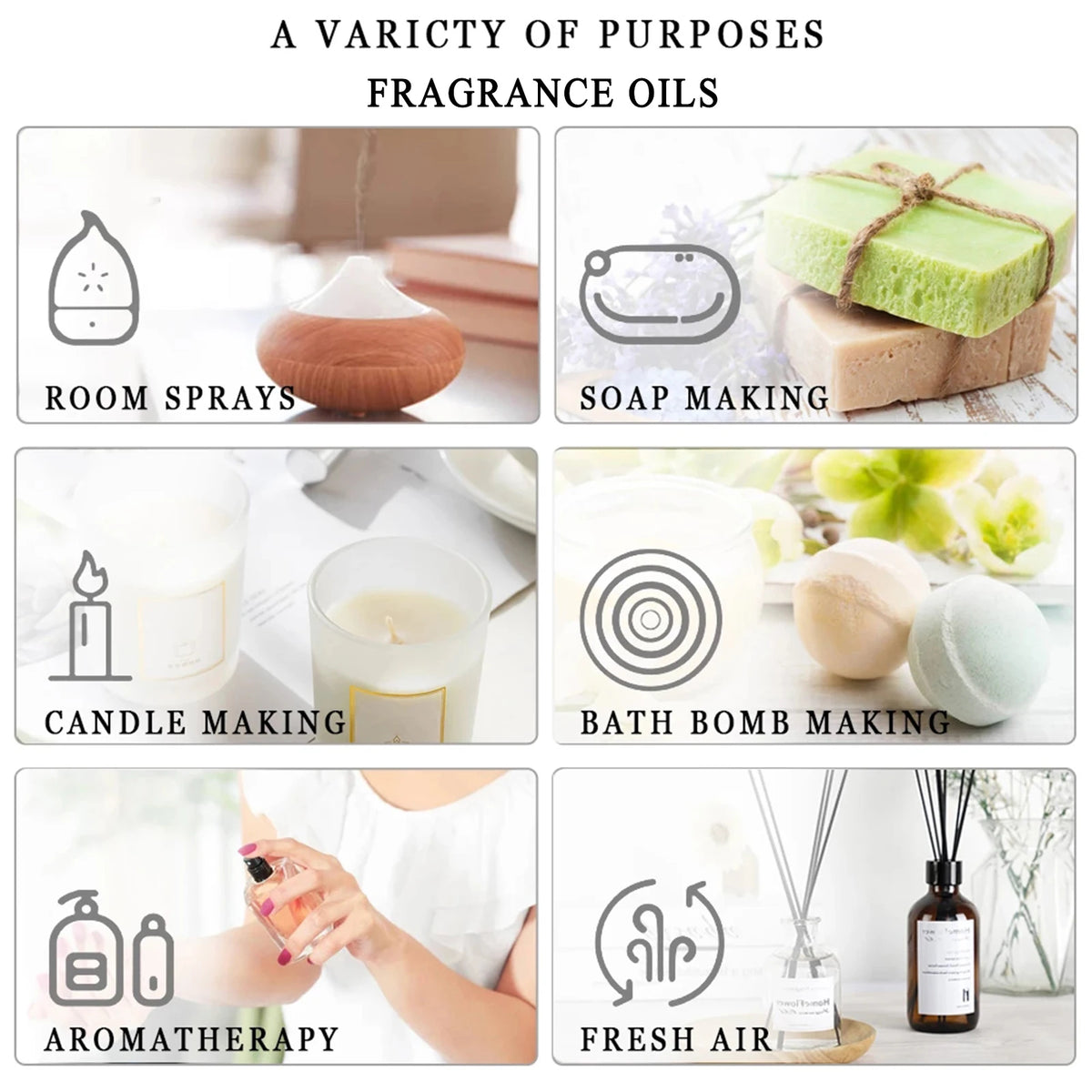 Pure Essential Oil 30ml – Aromatherapy Diffuser Oil with Gift Box