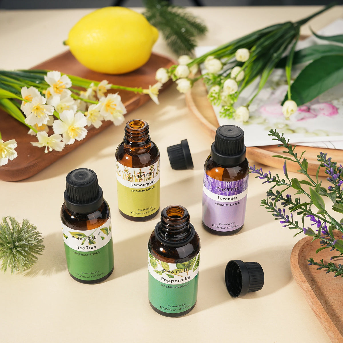 Pure Essential Oil 30ml – Aromatherapy Diffuser Oil with Gift Box